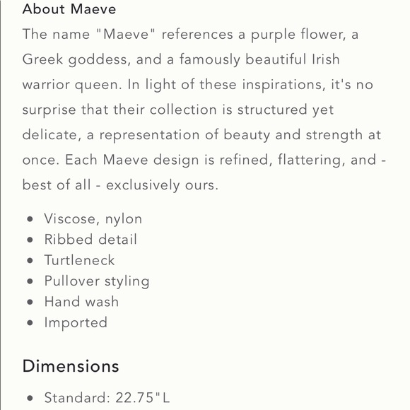 Anthropologie. Maeve Parker Ribbed Turtleneck - Picture 6 of 8